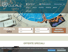 Tablet Screenshot of ducalehotel.it