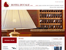 Tablet Screenshot of ducalehotel.com